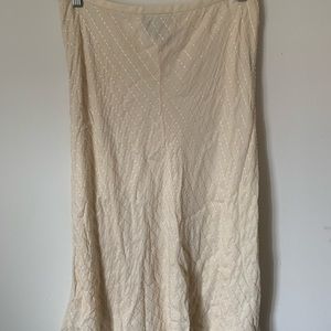 Ralph Lauren Silk Beaded Skirt